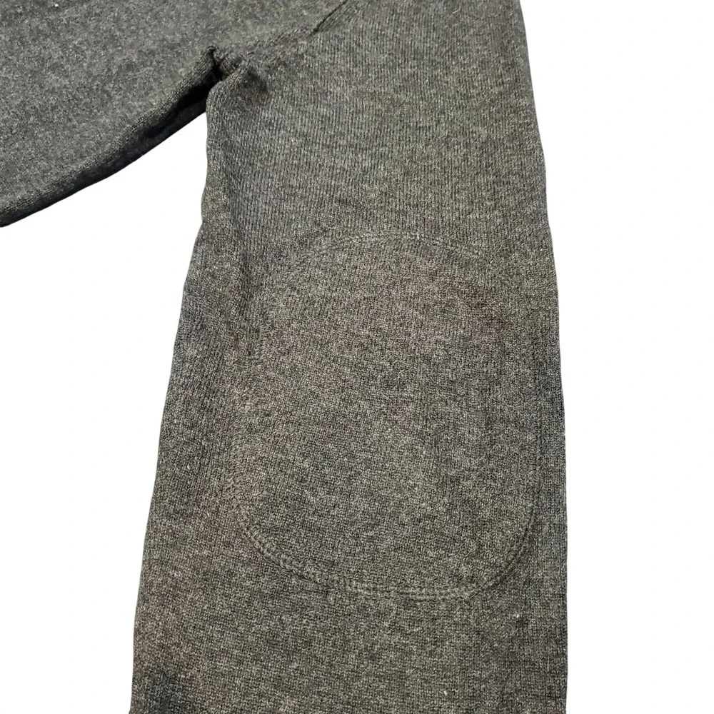 Banana Republic Men's M V-Neck Sweater‎ Gray Lambswool Cashmere Vintage 2005